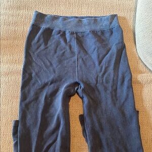 Fabletics Blue Ribbed Leggings